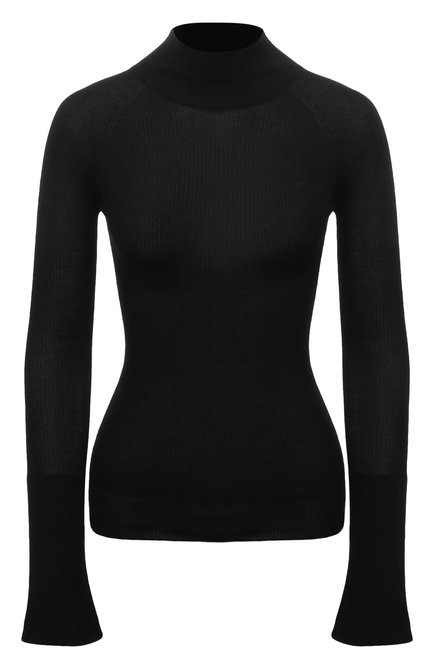 Женский пуловер из кашемира и шелка SASUPHI черного цвета по цене 114500 руб., арт. W23613/JA | Фото 1