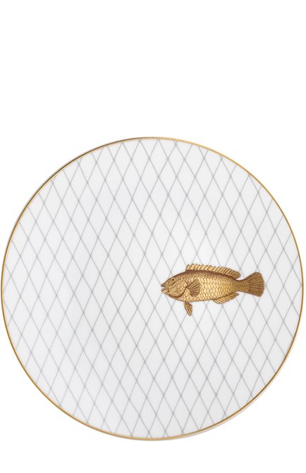 Набор из 6-ти обеденных тарелок poissons d'or BERNARDAUD золотого цвета, арт. 2445/6853 | Фото 2 (Статус проверки: Проверена категория; Ограничения доставки: fragile-2)