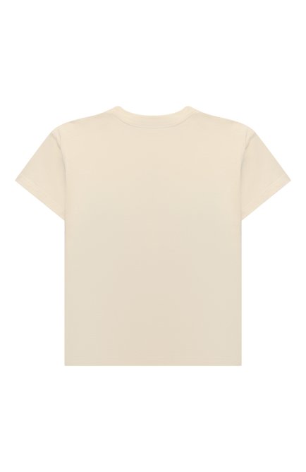 Детский хлопковая футболка GUCCI белого цвета, арт. 576871/XJDZ8/9-12M | Фото 2