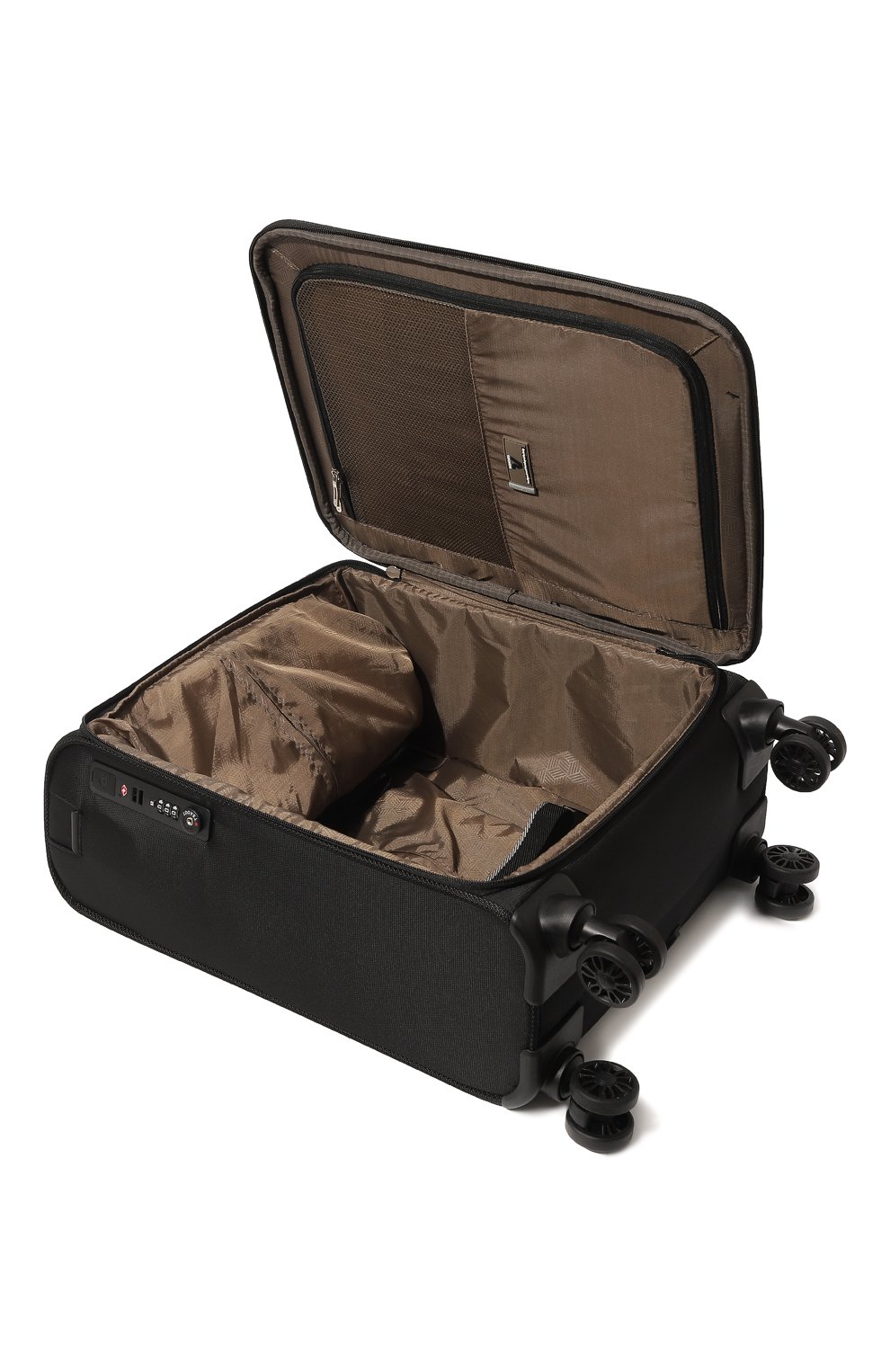 Мужской дорожный чемодан joy small RONCATO черного цвета, арт. 41622301 | Фото 4 (Материал: Текстиль; Размер: large; Ограничения доставки: oversized)