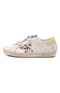 Детские кожаные кеды superstar GOLDEN GOOSE DELUXE BRAND белого цвета, арт. GYF00111.F002828 | Фото 2 (Девочки Кросс-КТ: Обувь-низкие; Материал внутренний: Натуральная кожа; Региональные ограничения белый список (Axapta Mercury): RU; Кросс-КТ: велькро; Длина стельки: 18, 19, 19,5, 20, 21, 22, 22,5, 22,8)