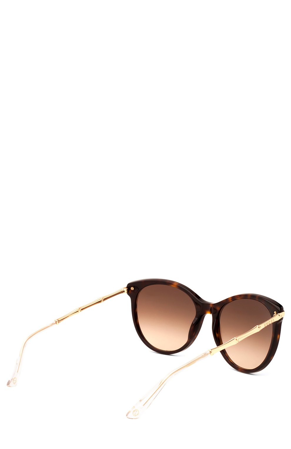 Женские солнцезащитные очки GUCCI коричневого цвета, арт. 3771 LVL | Фото 3 (Материал внутренний: Не назначено; Региональные ограничения белый список (Axapta Mercury): Не проставлено; Нос: Не проставлено; Тип очков: С/з)
