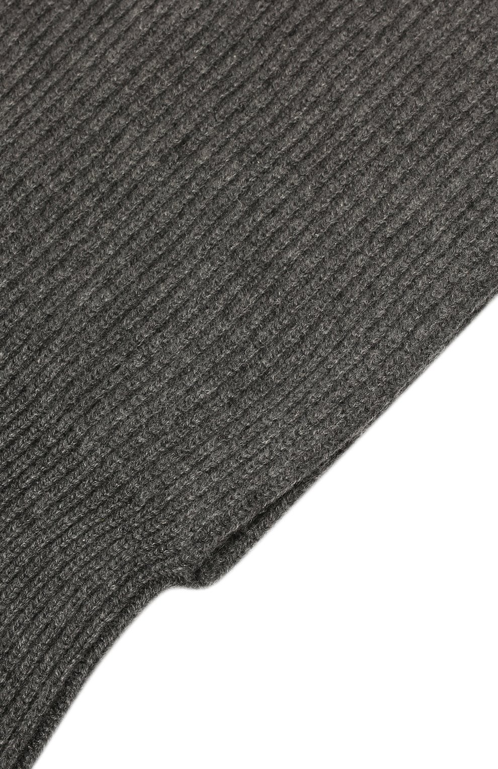 Детского кашемировый капор BRUNELLO CUCINELLI серого цвета, арт. B22M90004B | Фото 3 (Материал: Текстиль, Кашемир, Шерсть)