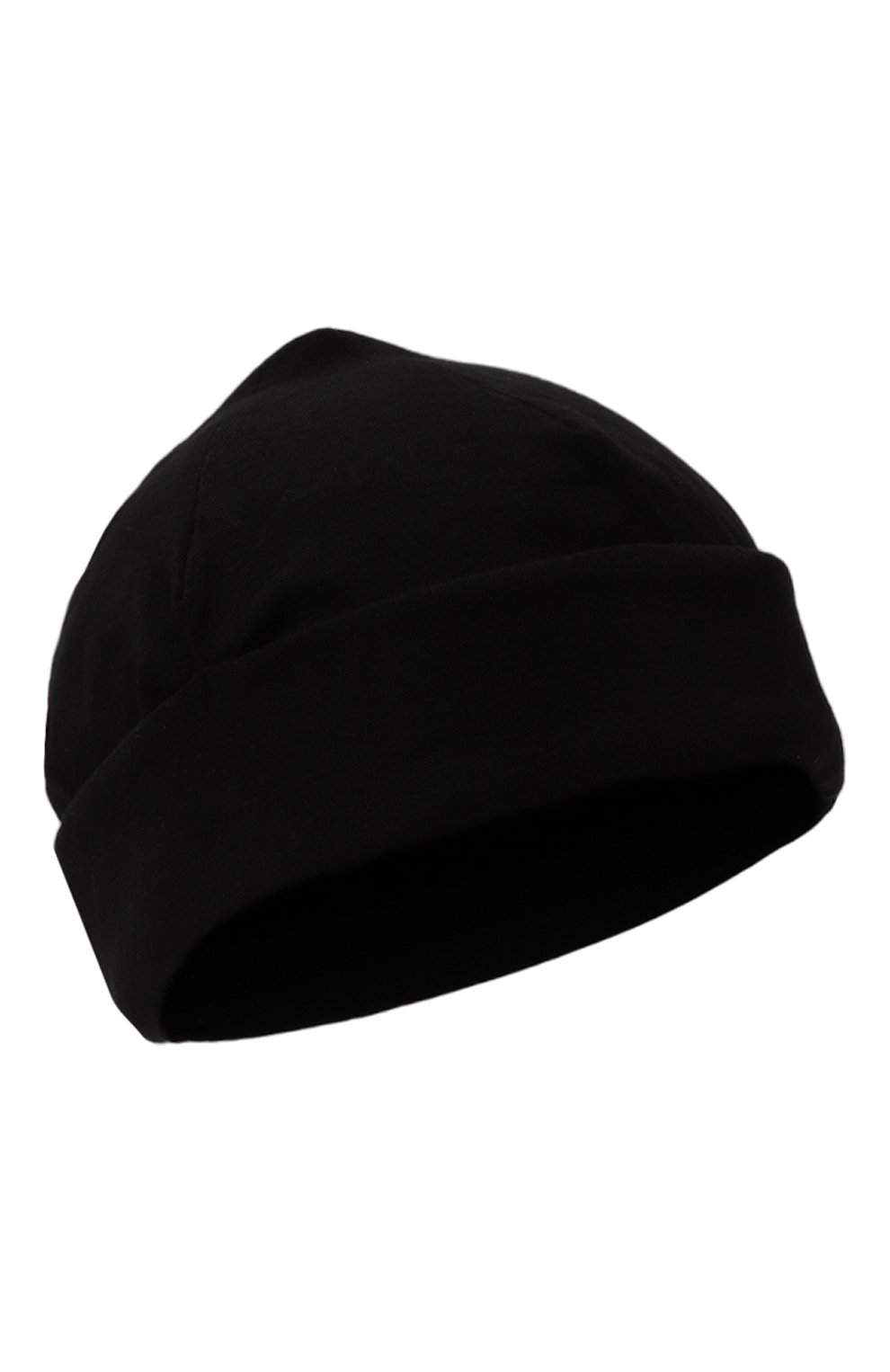 Мужская шапка THOM KROM черного цвета, арт. CAP 55 | Фото 1 (Материал: Текстиль, Хлопок; Кросс-КТ: Трикотаж; Материал сплава: Проставлено; Нос: Не проставлено)