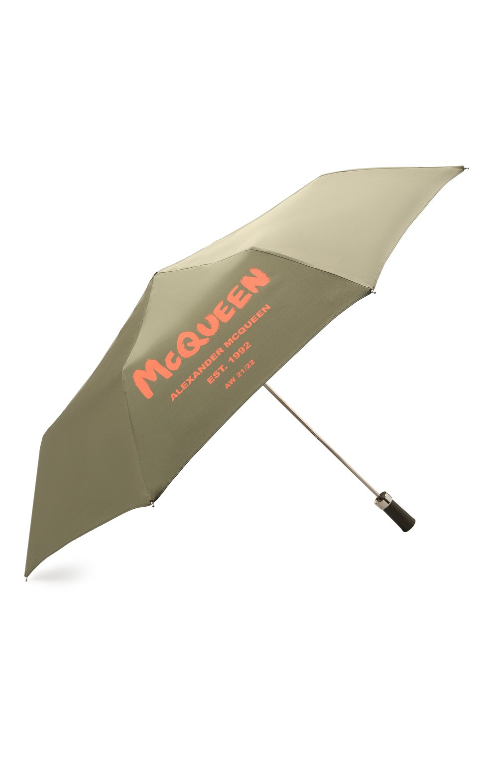 Женский зонт ALEXANDER MCQUEEN хаки цвета, арт. 668707/3A71Q | Фото 2 (Материал: Текстиль, Синтетический материал)
