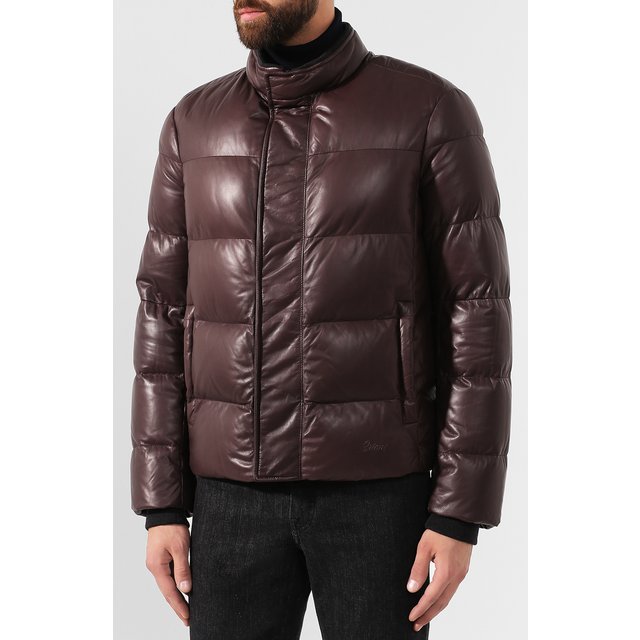 фото Кожаная куртка brioni