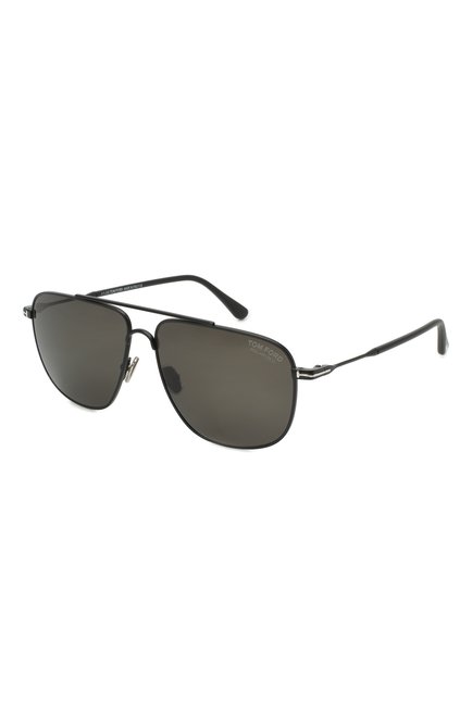 Мужские солнцезащитные очки TOM FORD черного цвета, арт. TF815 02D | Фото 1 (Тип очков: С/з; Региональные ограничения белый список (Axapta Mercury): RU; Кросс-КТ: С/з-мужское; Очки форма: Авиаторы; Оптика Гендер: оптика-мужское)