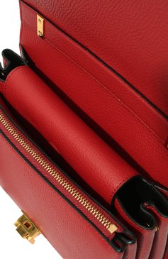 Женская сумка arlettis COCCINELLE красного цвета, арт. E1 MD5 12 07 01 | Фото 5 (Сумки-технические: Сумки через плечо; Материал: Натуральная кожа; Ремень/цепочка: На ремешке; Размер: small)