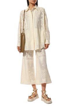 Женские кожаные сандалии roman stud VALENTINO кремвого цвета, арт. XW2S0DP1/HBE | Фото 2 (Подошва: Платформа; Материал внутренний: Натуральная кожа; Длина стельки: 22,6, 23,3, 23,6, 24,0, 24,3, 24,6, 25,0, 25,3, 25,6, 26,0, 26,3, 26,6, 27,3)