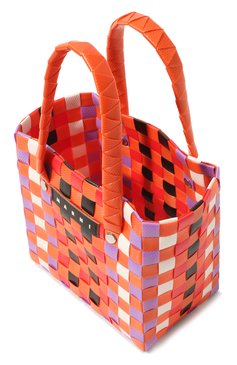 Детская сумка MARNI оранжевого цвета, арт. M00178-M00IW | Фото 3 (Материал: Экокожа)