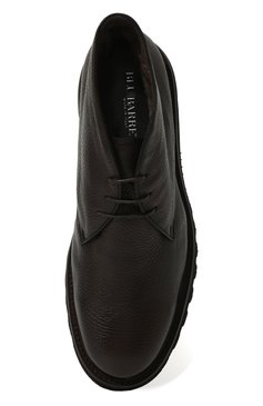 Мужские кожаные ботинки BARRETT темно-коричневого цвета, арт. BASTIA-024.6/CERV0 ASP0RTABILE | Фото 6 (Мат ериал внешний: Кожа; Материал утеплителя: Натуральный мех; Мужское Кросс-КТ: Ботинки-обувь, Дезерты-обувь, зимние ботинки; Материал сплава: Проставлено; Нос: Не проставлено)