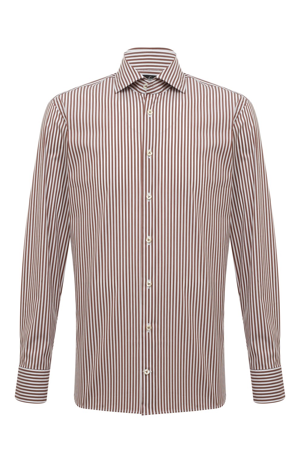 Мужская коричневая хлопковая сорочка VAN LAACK купить в интернет ...