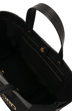 Женский сумка-шопер t-screw mini TOM FORD черного цвета, арт. L1494T-ICN002 | Фото 5 (Сумки-технические: Сумки-шопперы; Размер: mini; Ремень/цепочка: На ремешке; Материал: Текстиль)