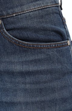 Женские джинсы PANICALE темно-синего цвета, арт. D3270PA | Фото 5 (Кросс-КТ: Деним; Длина (брюки, джинсы): Стандартные; Материал внешний: Хлопок, Деним; Силуэт Ж (брюки и джинсы): Слим; Стили: Кэжуэл)