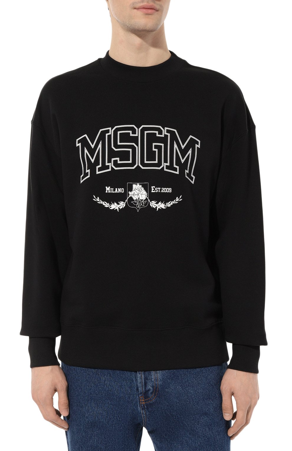 Хлопковый свитшот MSGM  3540MM117/237799 Фото 3