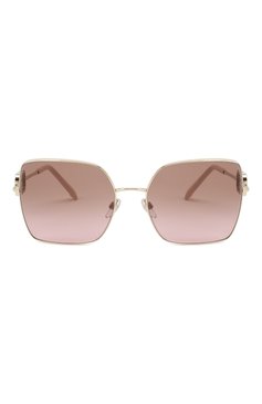 Женские солнцезащитные очки VALENTINO розового цвета, арт. 2041-300314 | Фото 3 (Тип очков: С/з; Оптика Гендер: оптика-женское; Очки форма: Бабочка)