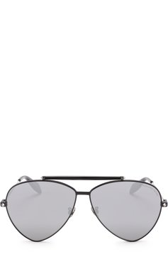 Женские солнцезащитные очки ALEXANDER MCQUEEN черного цвета, арт. 0058 001 | Фото 2 (Тип очков: С/з; Статус проверки: Требуются правки, Проверена категория)