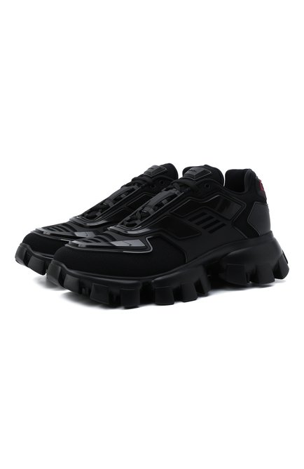 Мужские кроссовки cloudbust thunder PRADA черного цвета по цене 100000 руб., арт. 2EG293-3KZU-F0002 | Фото 1