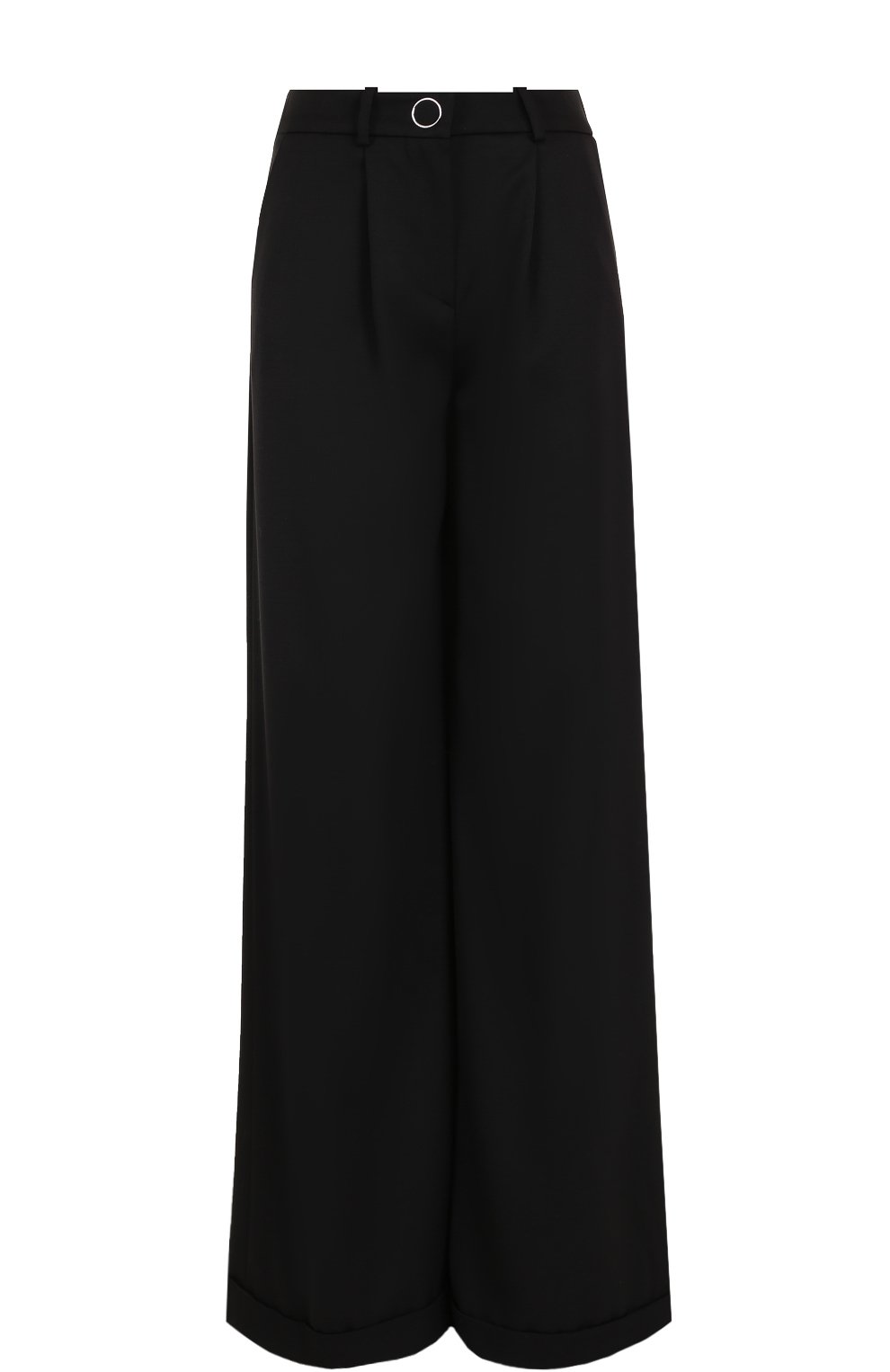 Женские черные шерстяные широкие брюки с защипами MUGLER купить винтернет-магазине ЦУМ, арт. PANTP202147B