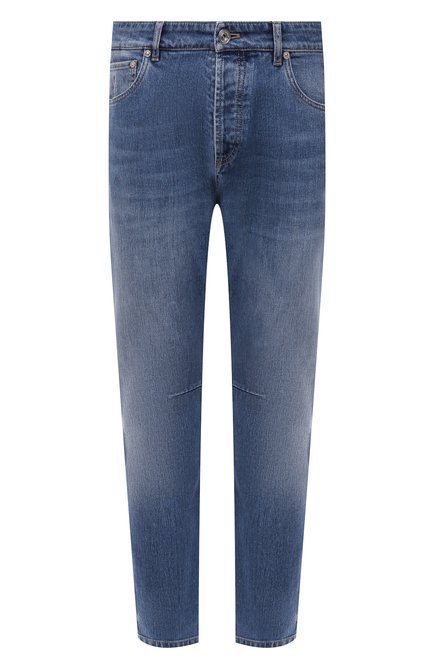 Мужские джинсы BRUNELLO CUCINELLI синего цвета по цене 82150 руб., арт. M283PX1290 | Фото 1