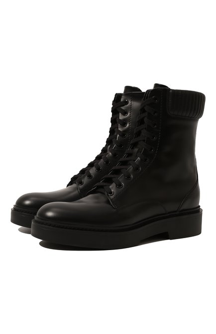 Женские кожаные ботинки SANTONI черного цвета по цене 98400 руб., арт. WTHW59569SM0BU0RN01 | Фото 1