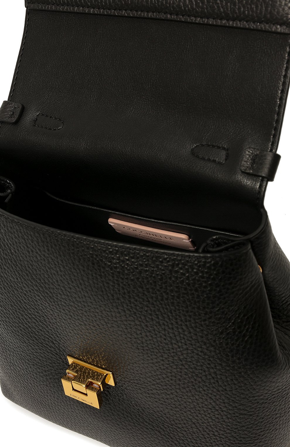 Женский рюкзак arlettis small COCCINELLE черного цвета, арт. E1 MD5 54 01 01 | Фото 5 (Материал: Натуральная кожа; Размер: mini; Стили: Кэжуэл)