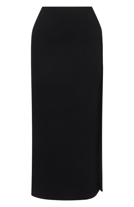 Женская юбка из вискозы JIL SANDER черного цвета по цене 115500 руб., арт. JSWS754316-WSY39148 | Фото 1
