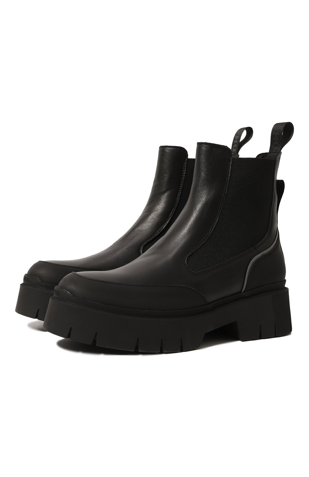 Комбинированные ботинки HUGO 50487945, цвет чёрный, размер 41 - фото 1