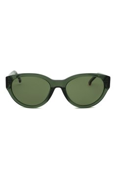 Женские солнцезащитные очки LORO PIANA темно-зеленого цвета, арт. FAL4776 | Фото 4 (Тип очков: С/з; Очки форма: Овальные)