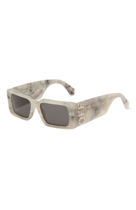 Женские солнцезащитные очки OFF-WHITE серого цвета, арт. 0ERI097/0807 | Фото 1 (Региональные ограничения белый список (Axapta Mercury): Не проставлено; Нос: Не проставлено)