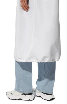 Женские кожаные кроссовки daymaster DOLCE & GABBANA белого цвета, арт. CK1791/AX589 | Фото 3 (Подошва: Платформа; Материал внутренний: Натуральная кожа; Материал сплава: Проставлено; Материал утеплителя: Без утеплителя; Драгоценные камни: Проставлено; Стили: Кэжуэл; Длина стельки: 16,0, 22,6, 23,3, 24,0, 24,6, 25,3, 26,0, 26,6, 15,8; ширина носка стельки: 8,4; толщина подошвы: 5)
