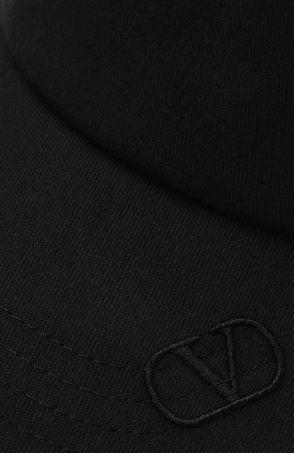 Мужской хлопковая бейсболка VALENTINO черного цвета, арт. WY0HDA10/PDD | Фото 4 (Материал: Текстиль, Хлопок)