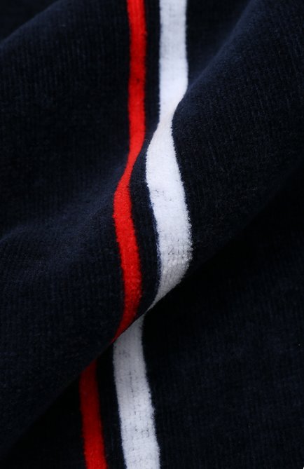 Мужские хлопковое полотенце PAUL&SHARK темно-синего цвета, арт. C0P1060 | Фото 2 (Материал: Текстиль, Хлопок; Кросс-КТ: Пляж)