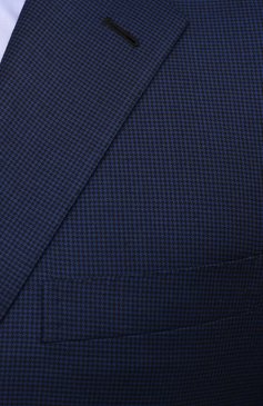 Мужской шерстяной костюм BRIONI синего цвета, арт. RAH013/P0A87/PARLAMENT0 | Фото 6 (Материал внешний: Шерсть; Рукава: Длинные; Костюмы М: Однобортный; Региональные ограничения белый список (Axapta Mercury): RU; Стили: Классический; Материал подклада: Купро)