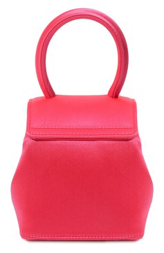 Женская сумка liza mini RUBEUS MILANO розового цвета, арт. 014/18DML354 | Фото 6 (Сумки-технические: Сумки top-handle; Размер: mini; Ремень/цепочка: На ремешке; Материал: Текстиль)