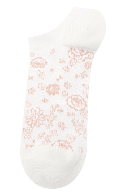 Женские носки ANTIPAST белого цвета, арт. KT-151S | Фото 1 (Материал внешний: Хлопок, Синтетический материал)