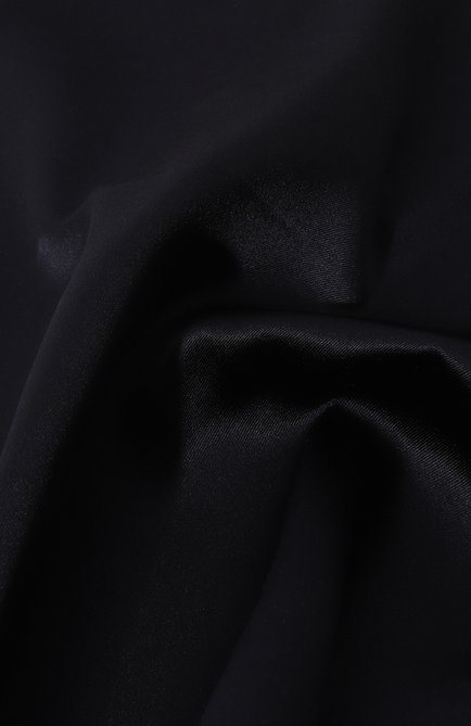 Мужской шелковый платок GIORGIO ARMANI темно-синего цвета, арт. 360023/8P998 | Фото 2 (Статус проверки: Провере на категория, Проверено; Материал: Шелк, Текстиль)