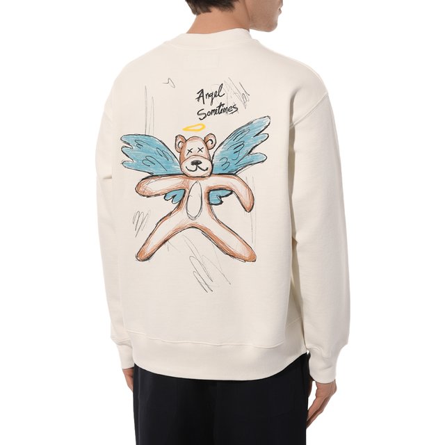 Хлопковый свитшот DOMREBEL  ANGELBEAR/SWEATSHIRT Фото 4