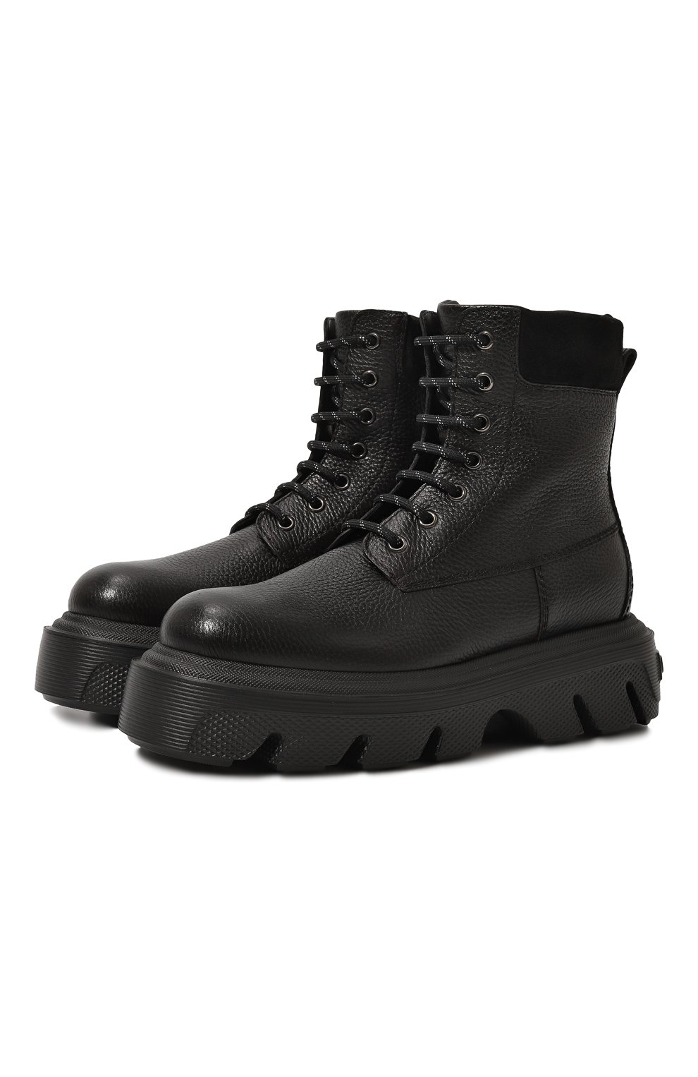 Женские черные кожаные ботинки CASADEI купить в интернет-магазине ЦУМ, арт.2R400W040NC22129000