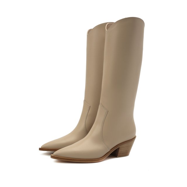 фото Кожаные сапоги denver 45 gianvito rossi