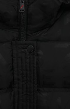 Детская пуховая куртка AFTER LABEL черного ц вета, арт. 344100038/6A-8A | Фото 3 (Девочки Кросс-КТ: Пуховик-верхняя одежда; Рукава: Длинные; Материал внешний: Синтетический материал; Материал сплава: Проставлено; Материал подклада: Синтетический материал; Драгоценные камни: Проставлено; Материал утеплителя: Пух и перо)