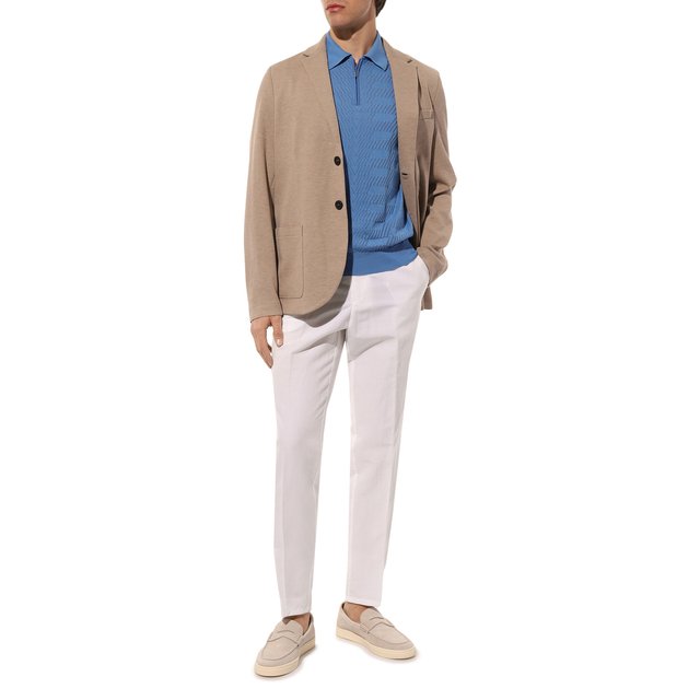 фото Поло из шелка и хлопка zilli