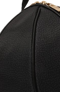 Женский рюкзак 011 BORBONESE черного цвета, арт. 924287 | Фото 3 (Материал: Текстиль; Стили: Кэжуэл)