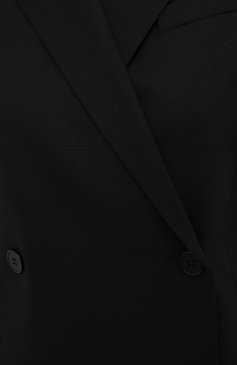 Женское шерстяное платье THEORY черного цвета, арт. H0701614 | Фото 5 (Случай: Коктейльный; Материал внешний: Шерсть; Рукава: Длинные; Длина Ж (юбки, платья, шорты): Мини; Женское Кросс-КТ: Платье-одежда; Материал подклада: Купро)
