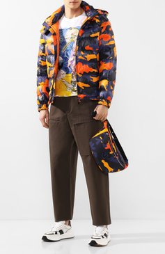Мужская текстильная поясная сумка VALENTINO оранжевого цвета, арт. TY2B0827/MPR | Фото 2 (Случай: Повседневный; Материал: Текстиль; Размер: large)