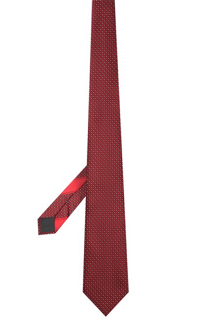 Мужской шелковый галстук ERMENEGILDO ZEGNA красного цвета, арт. Z9E23/100 | Фото 2 (Материал: Шелк, Текстиль; Принт: С принтом)
