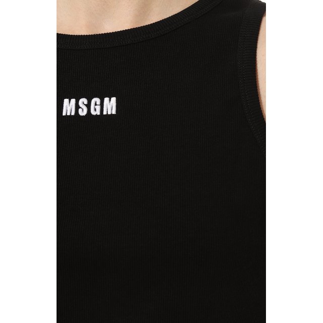 фото Хлопковая майка msgm