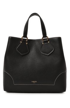Женская сумка neo izy medium LANCEL черного цвета, арт. A12134 | Фото 1 (Сумки-технические: Сумки top-handle; Размер: medium; Материал: Натуральная кожа)