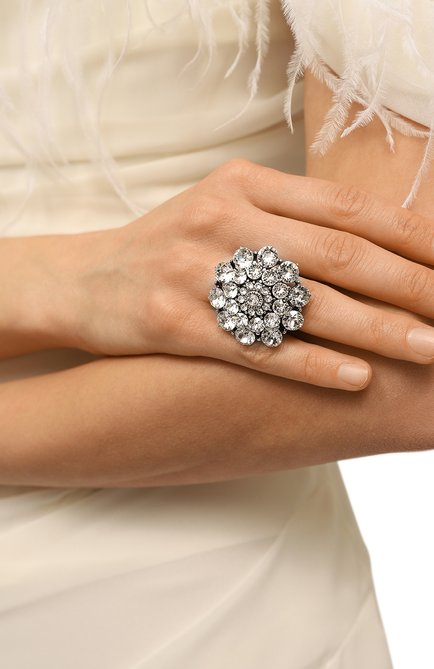 Женское кольцо OSCAR DE LA RENTA серебряного цвета, арт. 0J413CYS | Фото 2 (Статус проверки: Проверена категория)