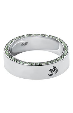 Женское кольцо om LHASA серебряного цвета, арт. Кольцо ОM ring | Фото 1 (Материал: Серебро)
